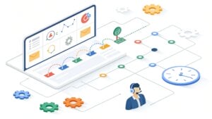 Mehr über den Artikel erfahren Automatisierte Nachverfolgung mit Zoho CRM  | Smartere Lead-Betreuung